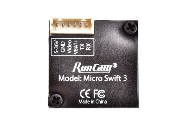 RunCam Micro Swift3 600TVL 4:3 L2.1mm M8 160° D-WDR 1/3" CCD FPV Camera