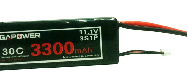 Аккумулятор AGA POWER Li-Po 3300mAh 11.1V 3S1P 30C Hardcase T-Plug