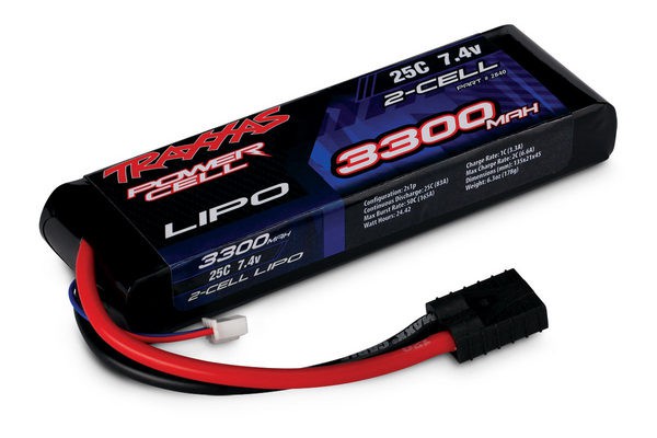 Аккумулятор Traxxas Li-Po Battery 7.4V 3300mAh 2S1P 25C (TRX2840)