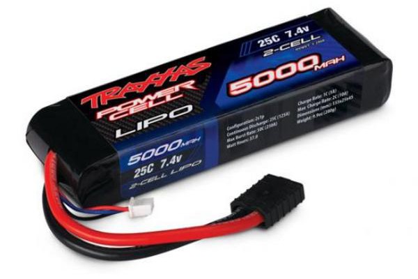 Аккумулятор Traxxas Li-Po Battery 7.4V 5000mAh 2S1P 25C (TRX2868)