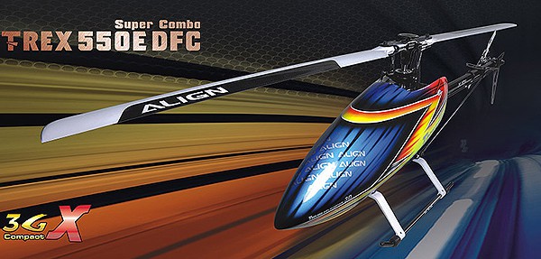 Вертолет Align T-REX 550E DFC Super Combo RC (KIT Version) RH55E01XW (RH55E01XT)