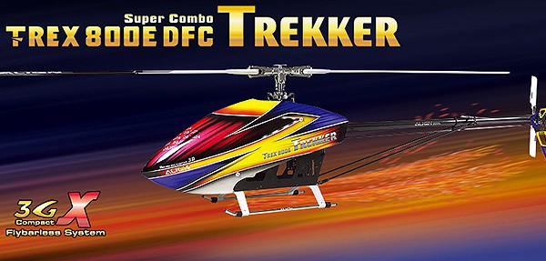 Вертолет Align T-REX 800E DFC TREKKER Super Combo RC (KIT Version) RH80E01XW (RH80E01XT)