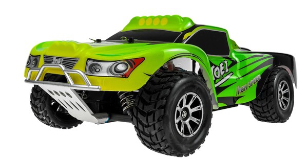 Автомобиль WL Toys A969 шорт-корс 1:18 коллекторный 4WD Зеленый