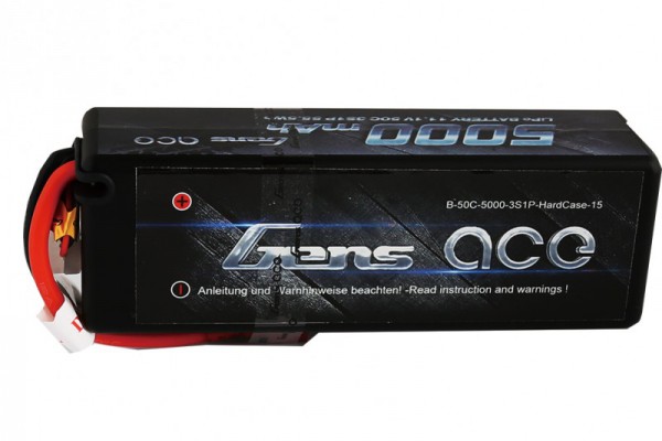 Аккумулятор Gens Ace Li-Po 11.1V 5000 mAh 3S1P 50C Hard Case