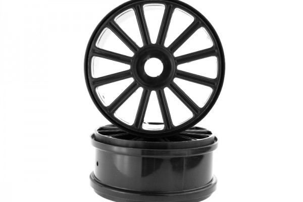 1:8 Black Rims For Buggy 2P