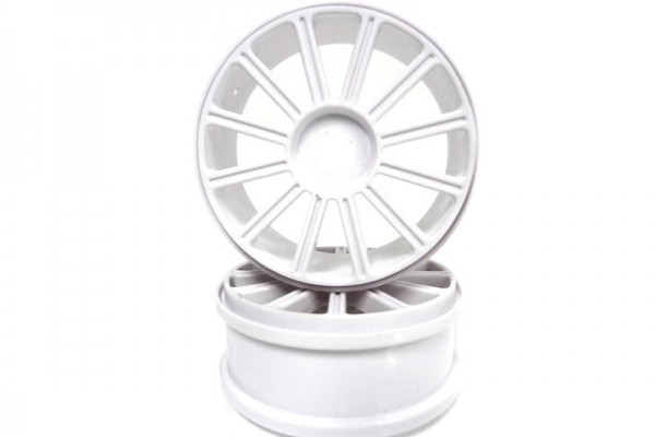 1:8 White Rims For Buggy 2P