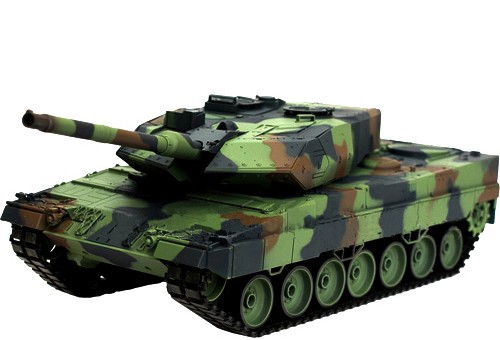 Танк Heng Long Leopard II A6 1:16 с пневмопушкой и дымом 2.4GHz (HL3889-1PRO)